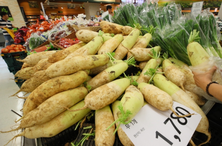 Vegetable prices jump 5.4% in single week from heat wave