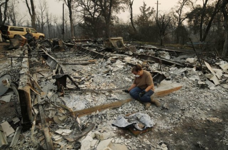 Cooler weather helps crews fight Southern California fire