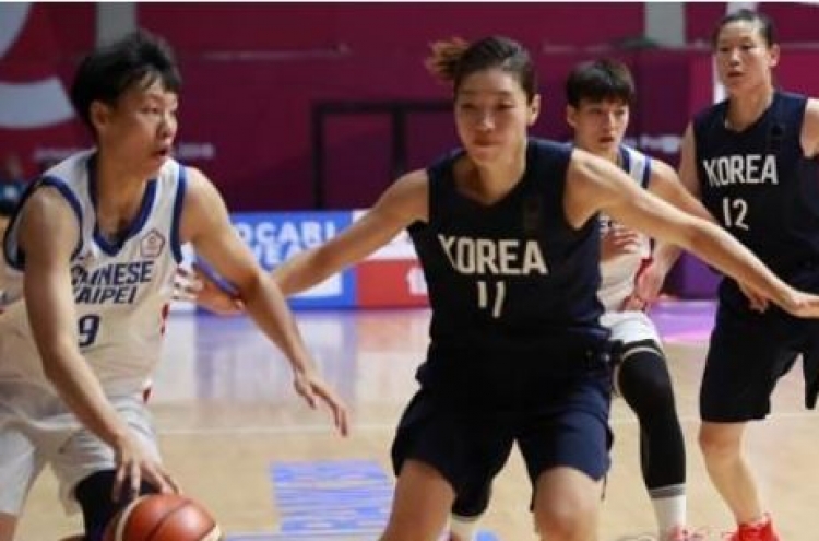 Unified Korean team suffers 1st loss in women's basketball