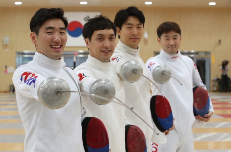 Korea takes bronze in men's team epee fencing