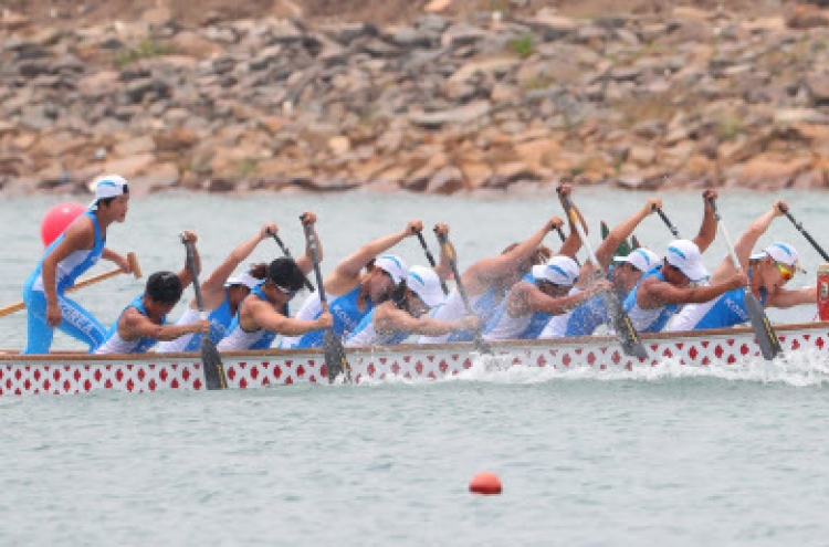 Unified Korean canoeing team wins historic medal in women's 200m dragon boat racing