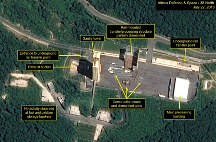 No recent progress in dismantling of N. Korean missile launch site: VOA