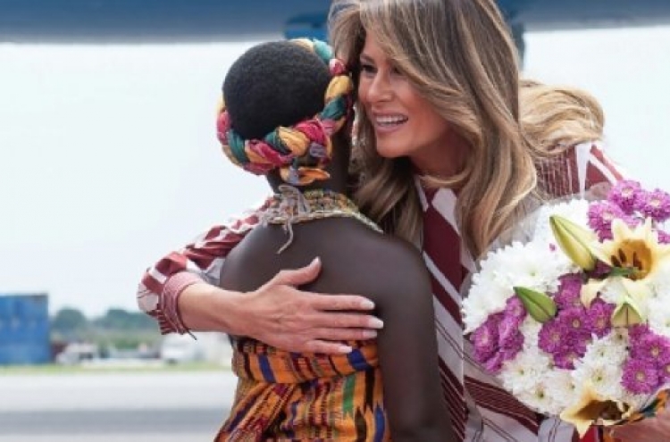 Melania Trump kicks off Africa tour in Ghana