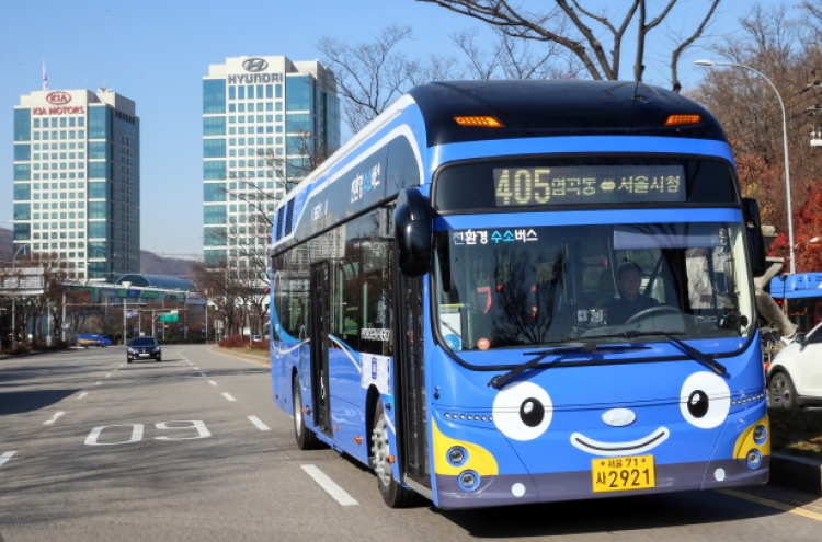 Seoul starts to run hydrogen-powered city bus