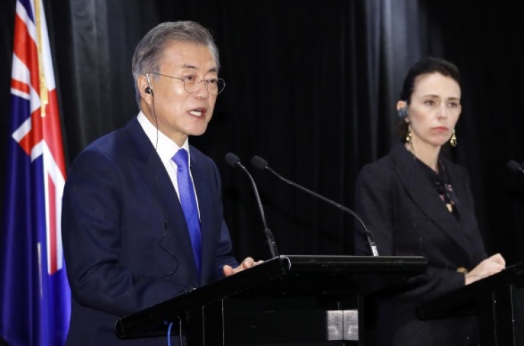 Moon says Kim's Seoul visit will accelerate denuclearization