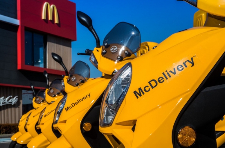 McDonald’s McDelivery scooters to go all green by 2021