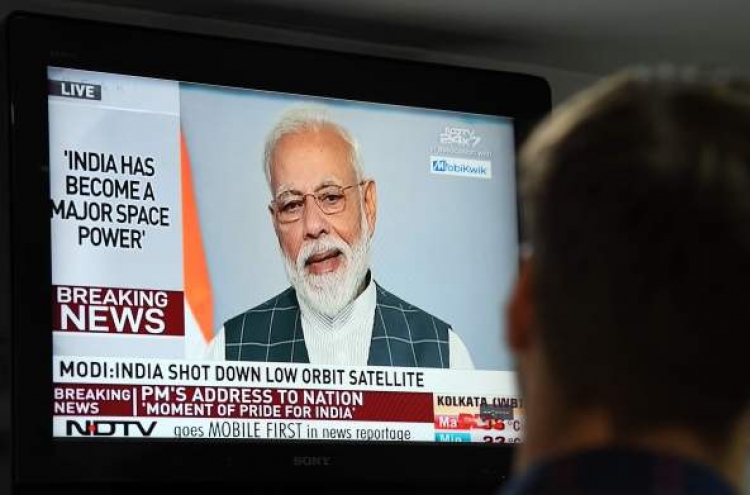 Modi declares India 'space superpower' as satellite downed by missile