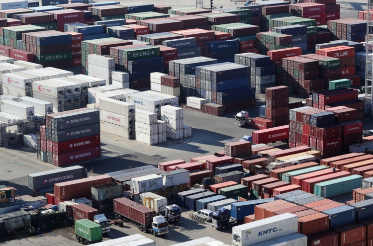 South Korea’s exports shrink for fifth straight month