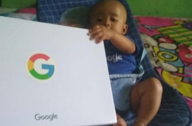 구글, 이름이 '구글' 인니 아기에게 선물…"도움주는 사람 되길"