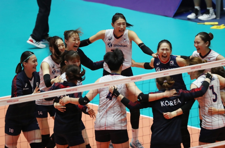 S. Korea beats China to finish 3rd at Asian women's volleyball tourney