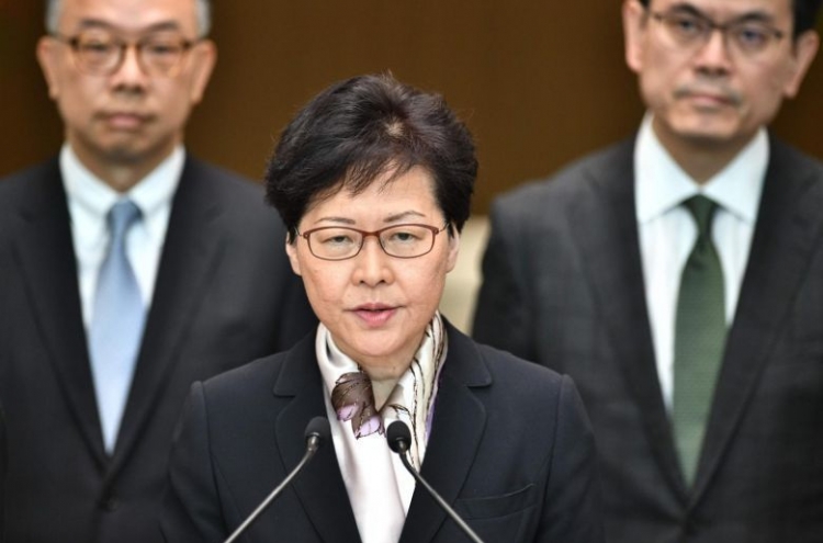 Hong Kong leader says public dialogue aimed at easing tensions to begin next week