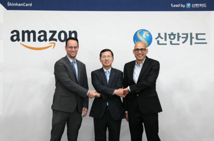 Shinhan Card announces 3-year partnership with Amazon