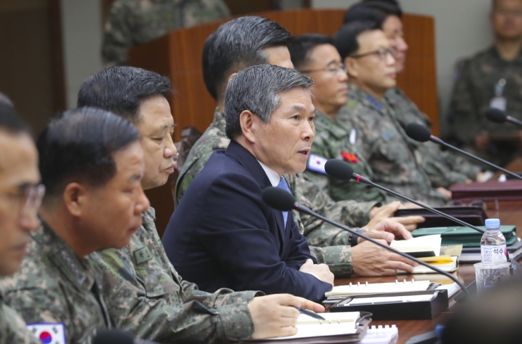 Defense chief calls for firm readiness posture against N. Korea