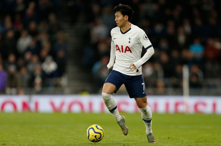 Son Heung-min named top S. Korean athlete in 3rd straight annual poll