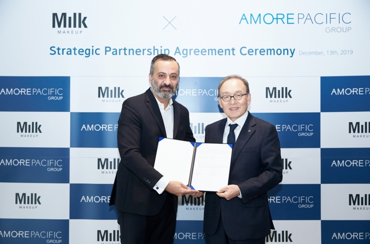 Amorepacific partners with US vegan cosmetics firm Milk Makeup