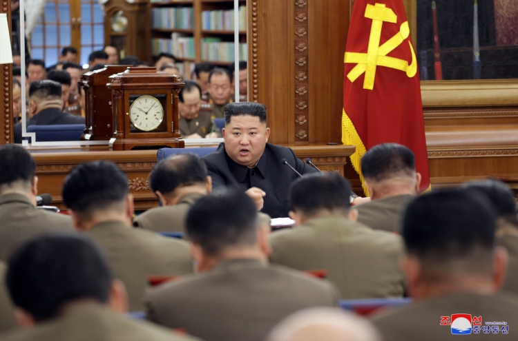 NK leader presides over expanded Central Military Commission meeting of Workers' Party