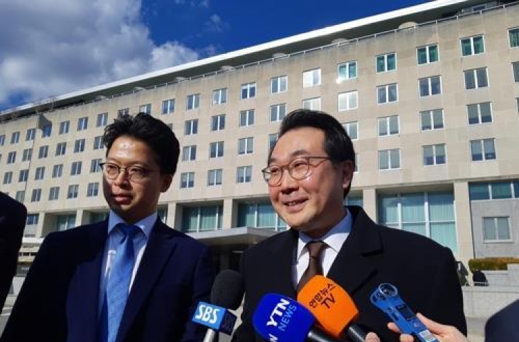 S. Korea, US agree to closely coordinate on inter-Korean projects: nuclear envoy