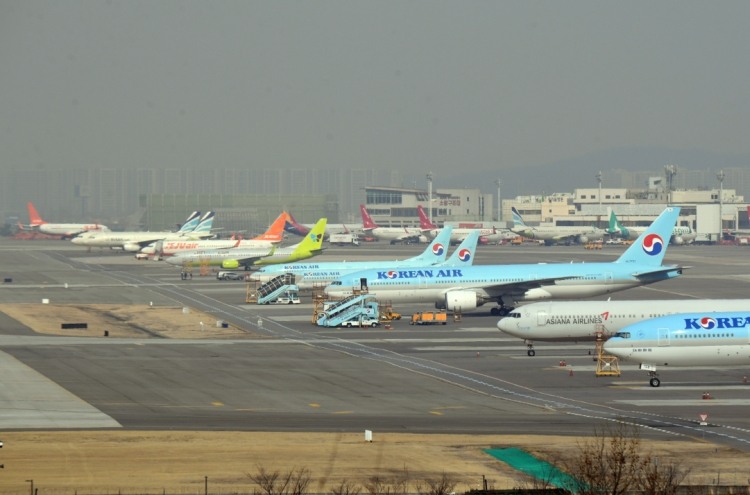 S. Korea lags behind in govt. support for virus-hit airlines