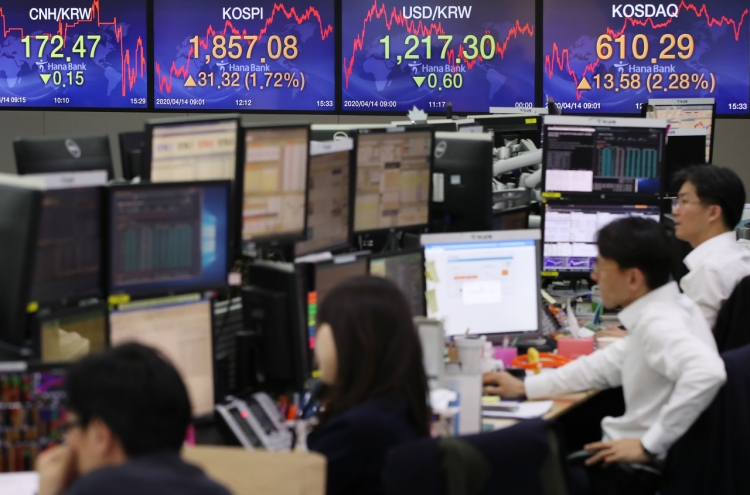 S. Korean stocks rebound 1.72% amid hopes of virus outbreak