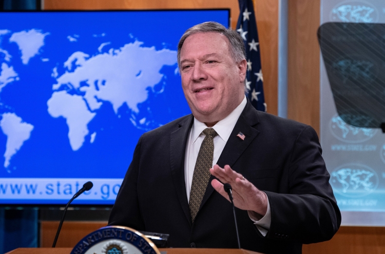Pompeo mentions S. Korea as 'good partner' in defending Western values against Chinese threats