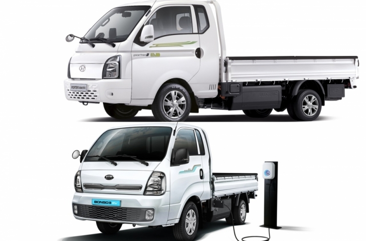 Cargo trucks in Korea going green