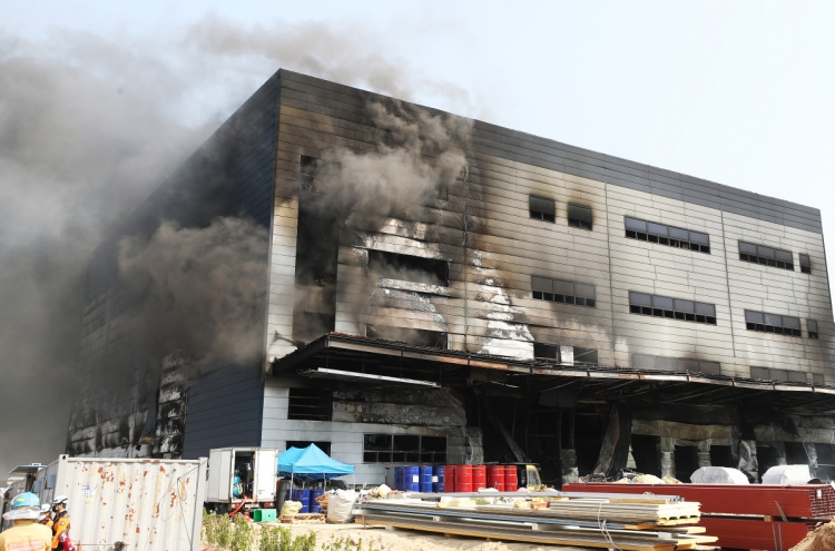 38 workers killed in Icheon construction site fire