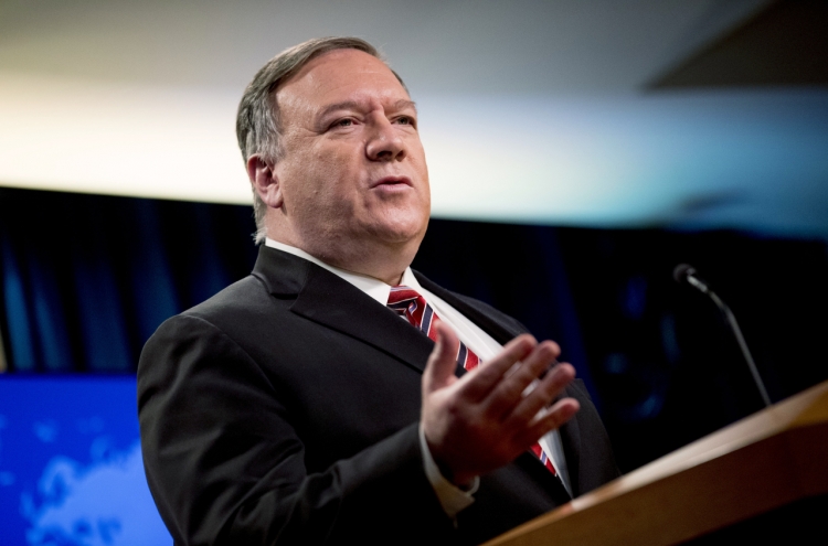 Pompeo reaffirms US mission to denuke NK after Kim's return to public eye