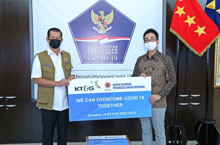 KT&G donates COVID-19 test kits worth W100m to Indonesia