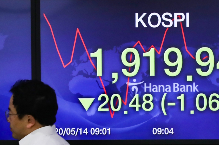 Seoul stocks open lower on Wall Street losses