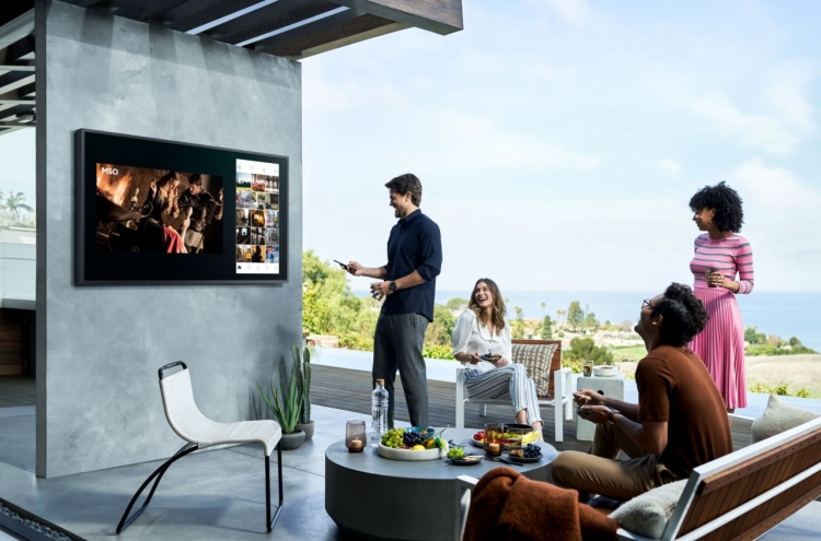 Samsung unveils first outdoor QLED 4K TV The Terrace