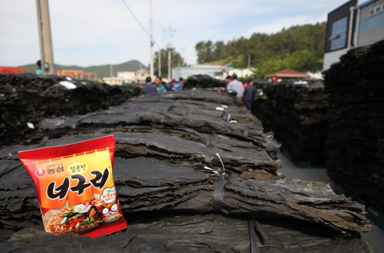 Nongshim buys more kelps to meet surging demand for chapaguri