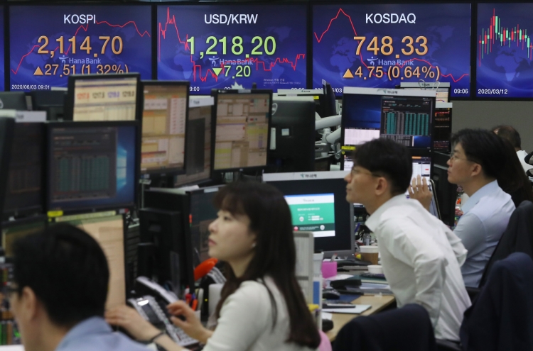 Seoul stocks open higher on Wall Street gains