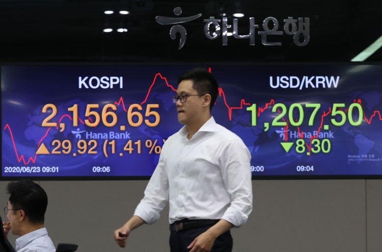 Seoul stocks open higher on Wall Street tech gains