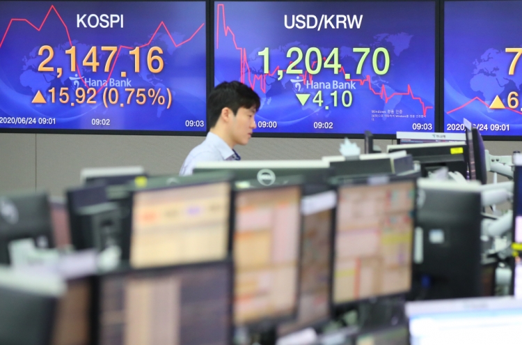 Seoul stocks open higher on Wall Street gains