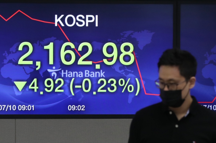 Seoul stocks open lower on virus fear