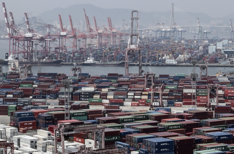 S. Korea's exports fall 1.7% in first 10 days of July