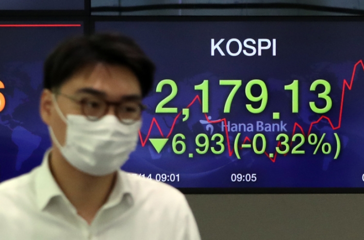 Seoul stocks open lower on Wall Street losses