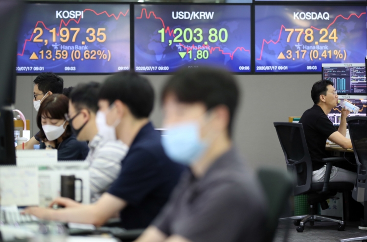 Seoul stocks open higher on improved US retail sales