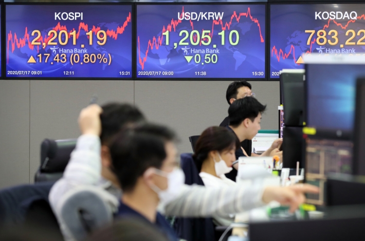 Seoul stocks close higher on stimulus hopes