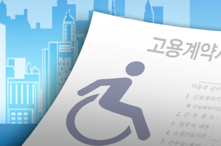 Only one-third of disabled people in S. Korea had jobs in 2019