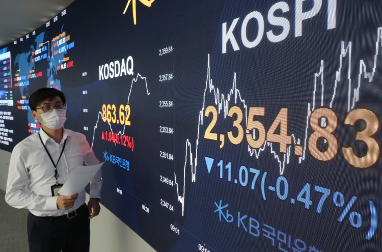 Seoul shares open lower on Wall Street losses