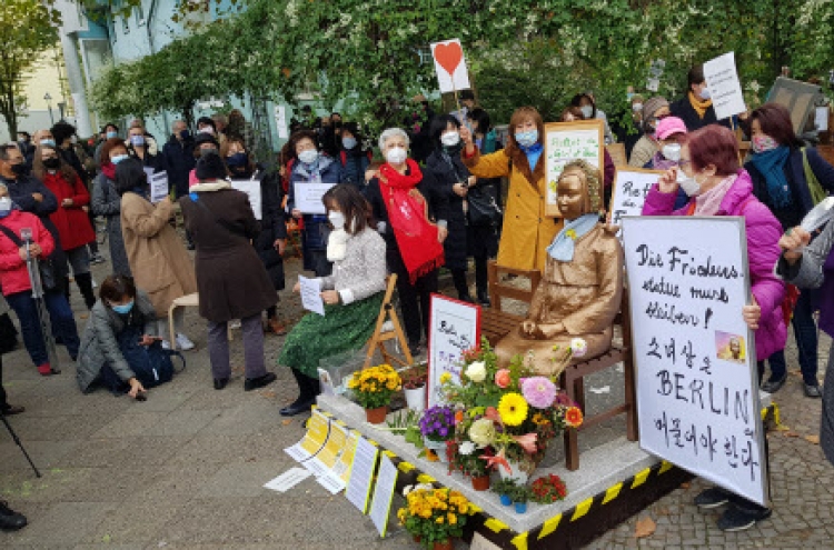 Berlin’s district office defers order to remove Statue of Peace