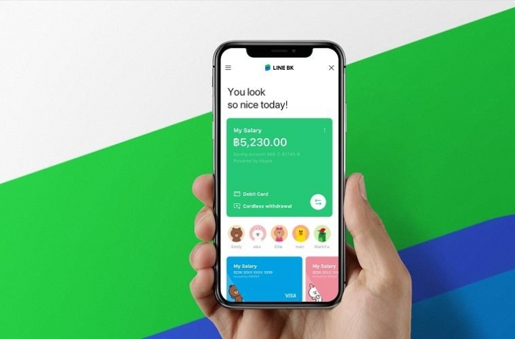 Line Corp. launches banking service in Thailand