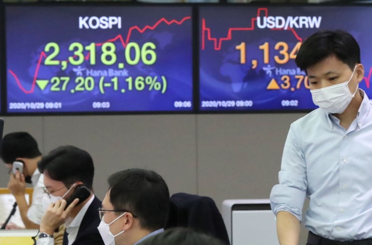 Seoul stocks open sharply lower on Wall Street plunge