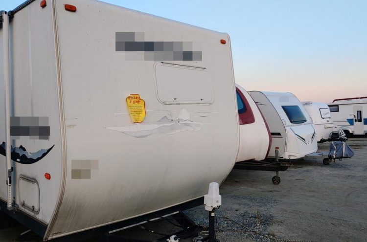 Squatting campers pose headache to east coast beaches