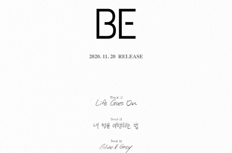 BTS shares details of upcoming album 'BE'