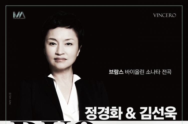 Kim Sun-wook, Chung Kyung-wha duo to go onstage on Dec. 18