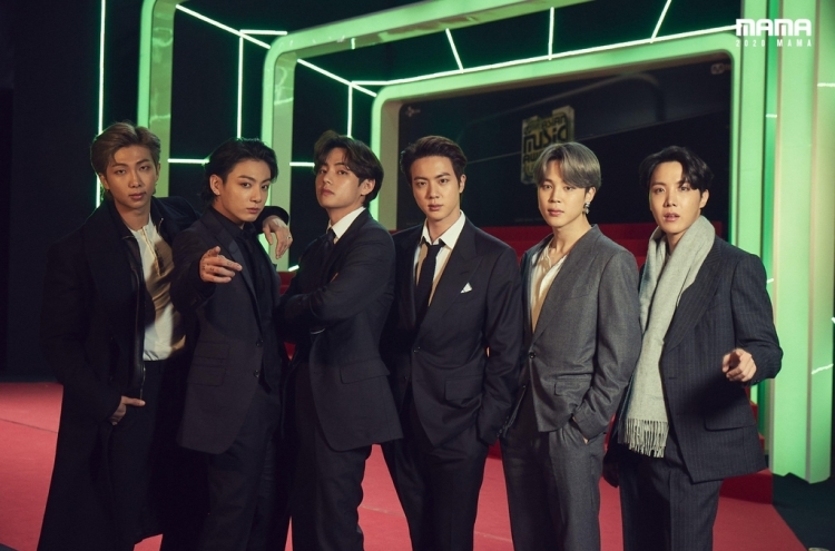 BTS wins big, performs at K-pop awards show MAMA 2020