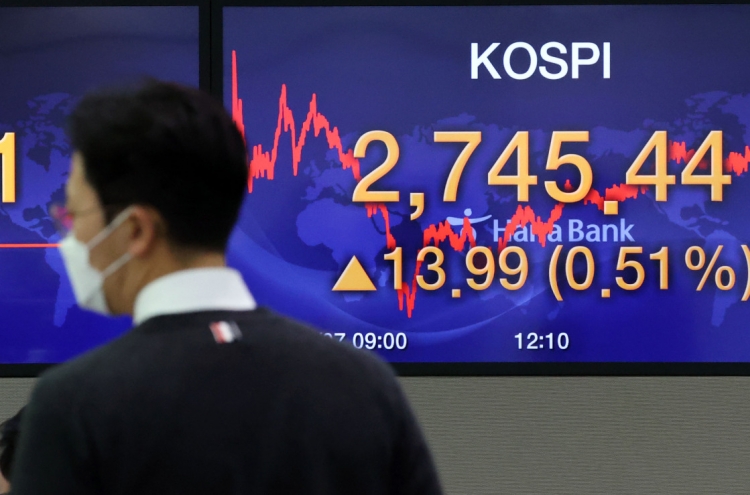 Seoul stocks up for 5th session on chip, pharmaceutical gains