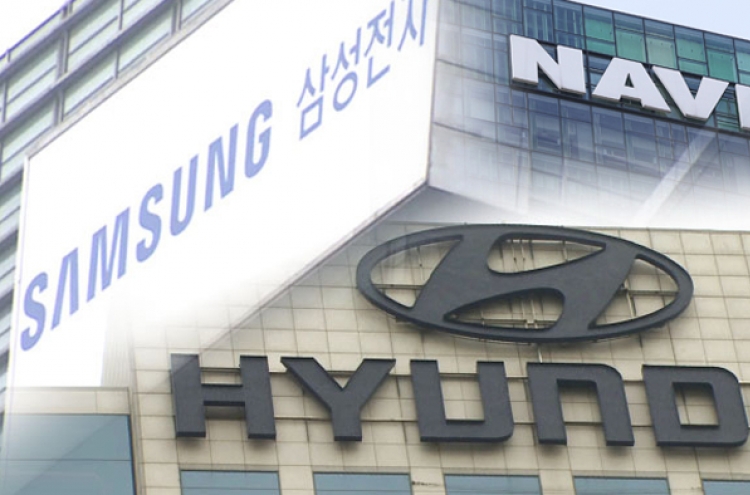 Major S. Korean firms' R&D spending gains 2% this year